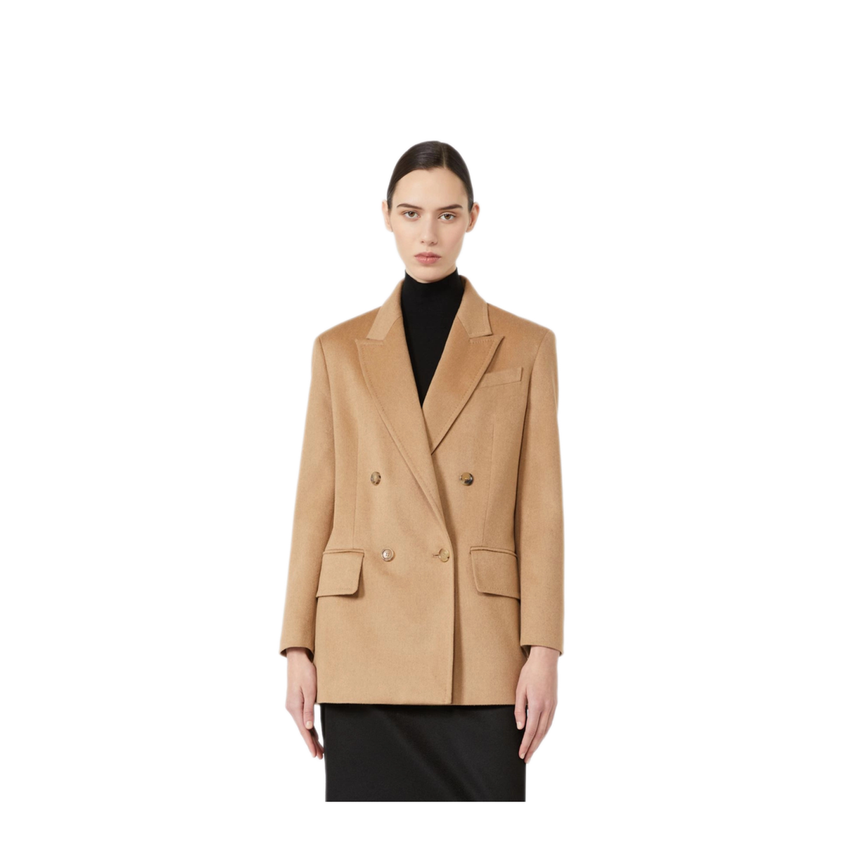 MAYFEYR - Max Mara - Sable Baby Camel Drap Blazer - 2621046012600001
