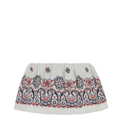 MAYFEYR - Miu Miu - Printed Cotton Blend Mini Skirt - MG2200SOOO17XZF0UB0