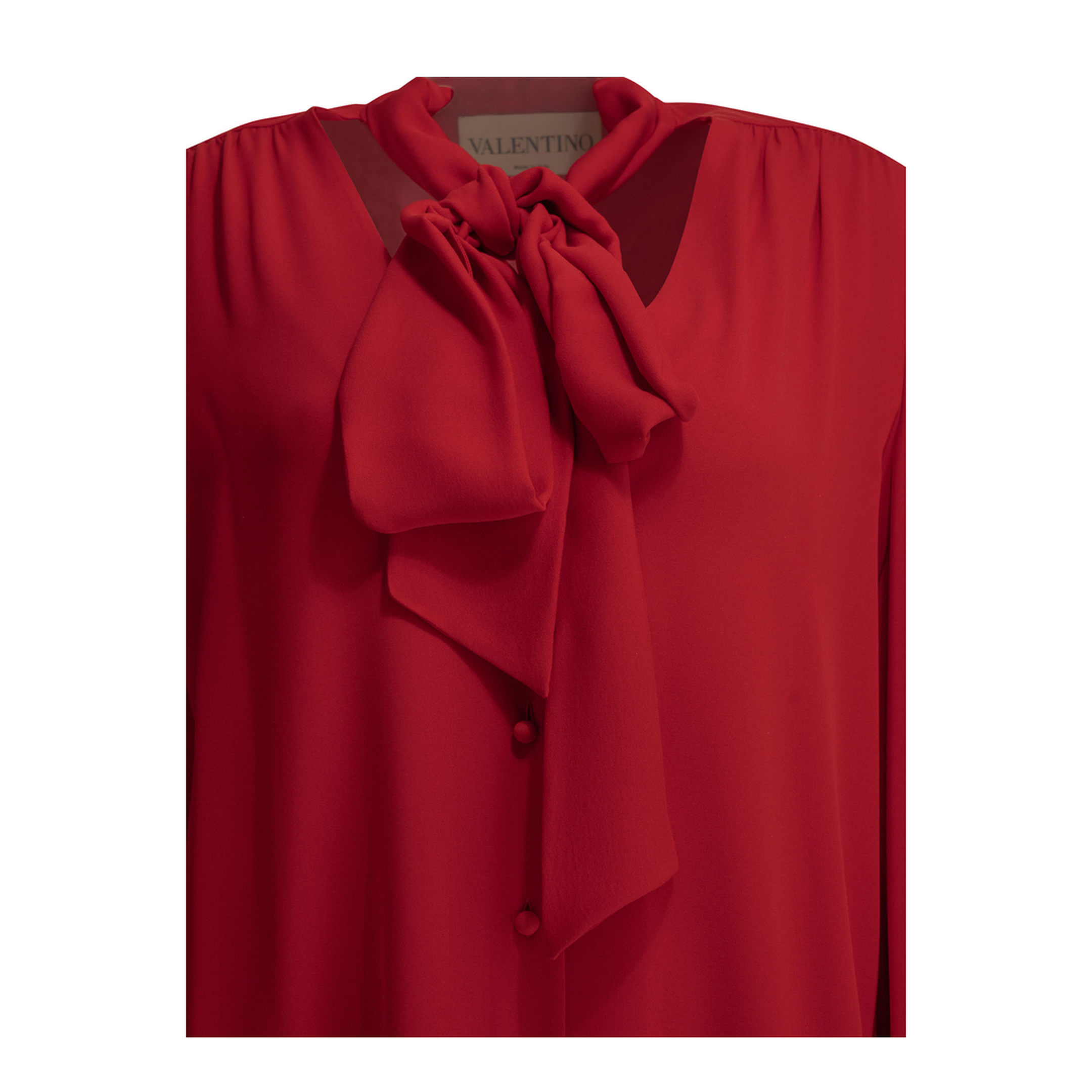 MAYFEYR - Valentino - Silk Georgette Blouse - 9B3AB8K01MHR9M