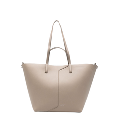24/7 Medium Grained Cow Leather Tote - Nero