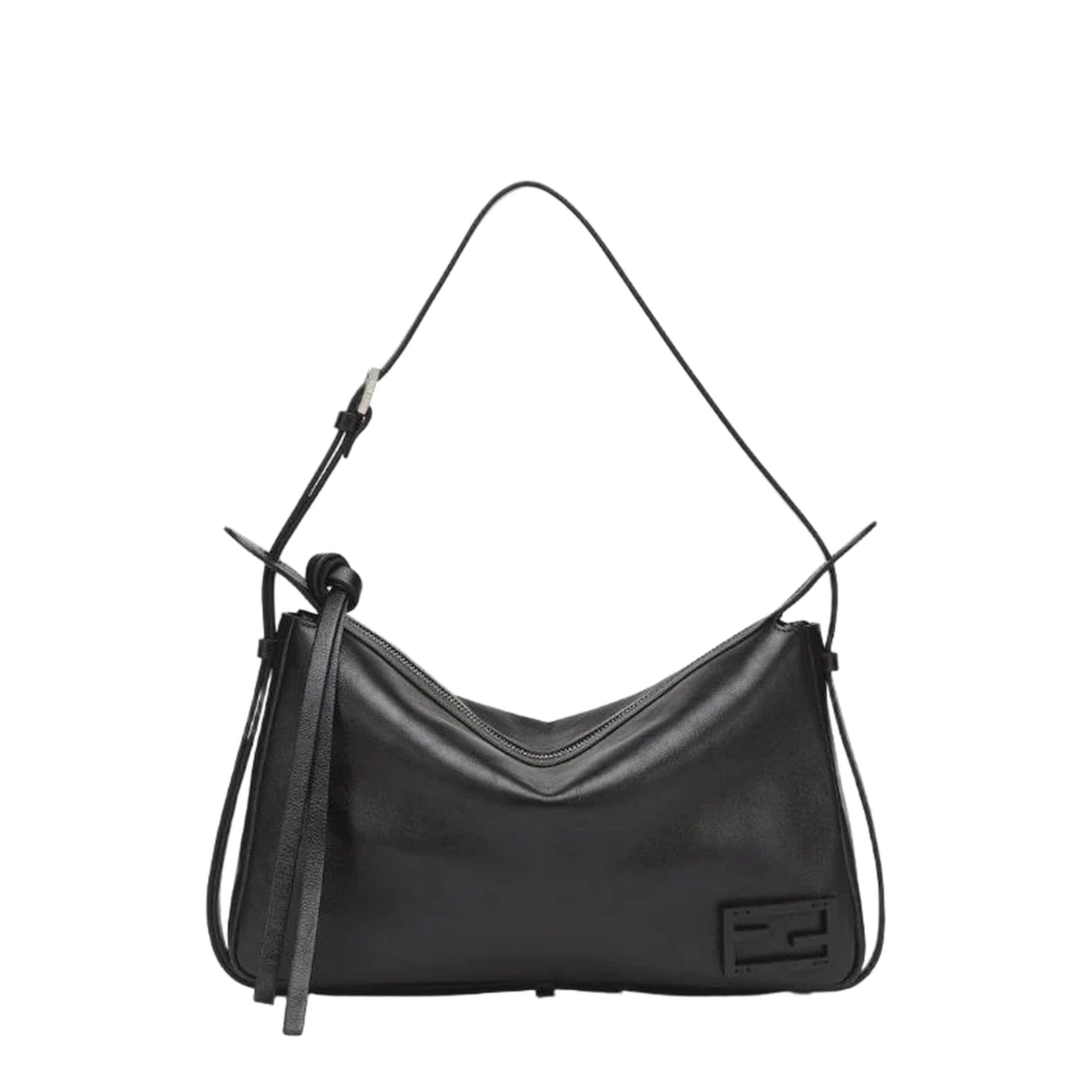 Roma Small Leather Crossbody Bags - Black