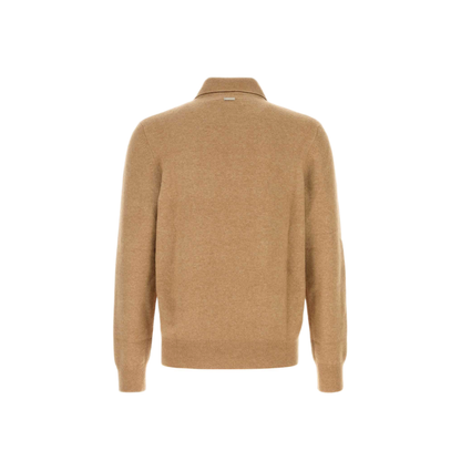 MAYFEYR - Ferragamo - Stretch Camel Blend Polo Shirt - 122556781162CAMEL
