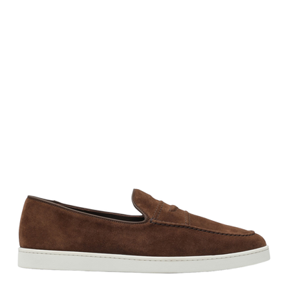 Brown Suede Loafers