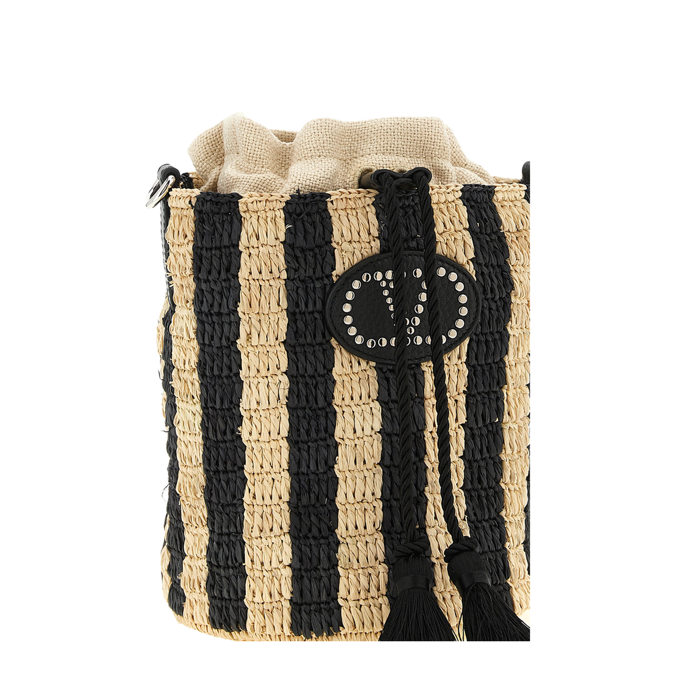 MAYFEYR - Valentino - Raffia Small Bucket Bag - W2B0T03IXUC8K