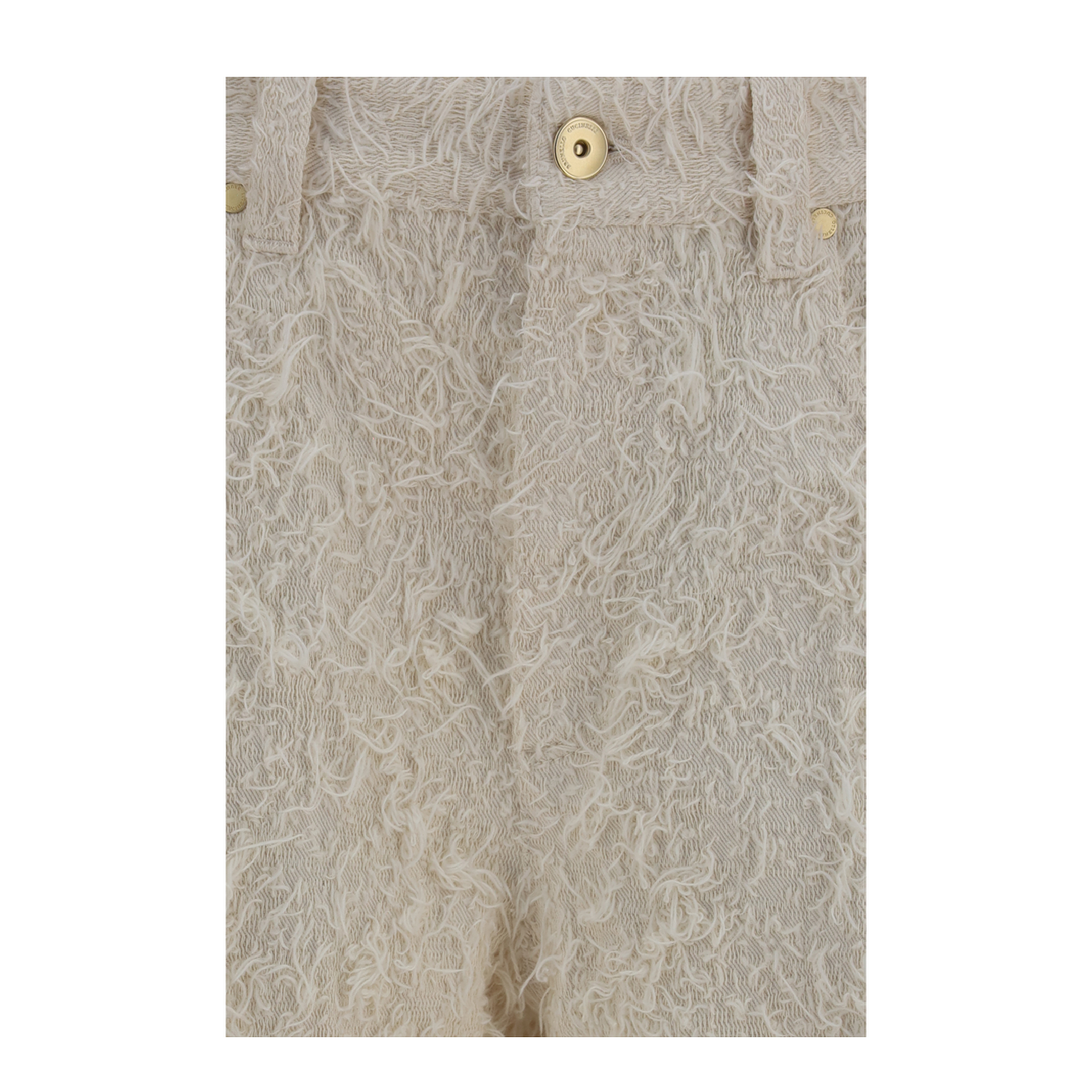 MAYFEYR - Brunello Cucinelli - Square-Leg Dyed Furry Pants With Monili - ML121P4008