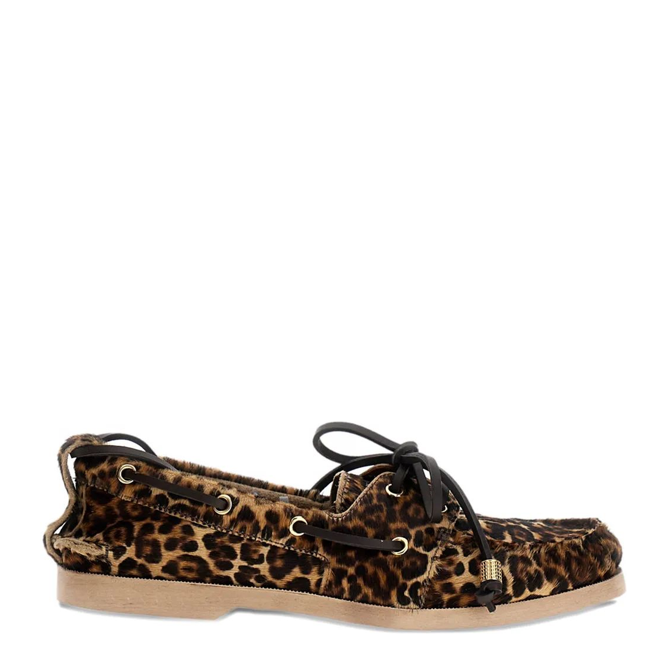 MAYFEYR - Golden Goose - Boat Mocassin Horsy Leopard Upper With Accessories - GWF00883F00761981487
