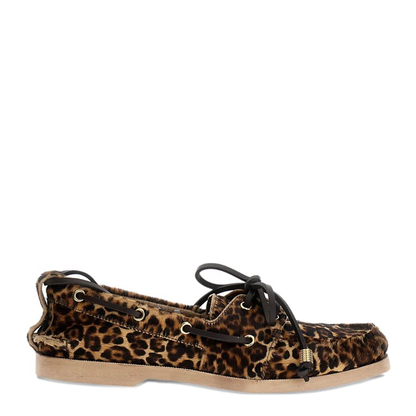 MAYFEYR - Golden Goose - Boat Mocassin Horsy Leopard Upper With Accessories - GWF00883F00761981487