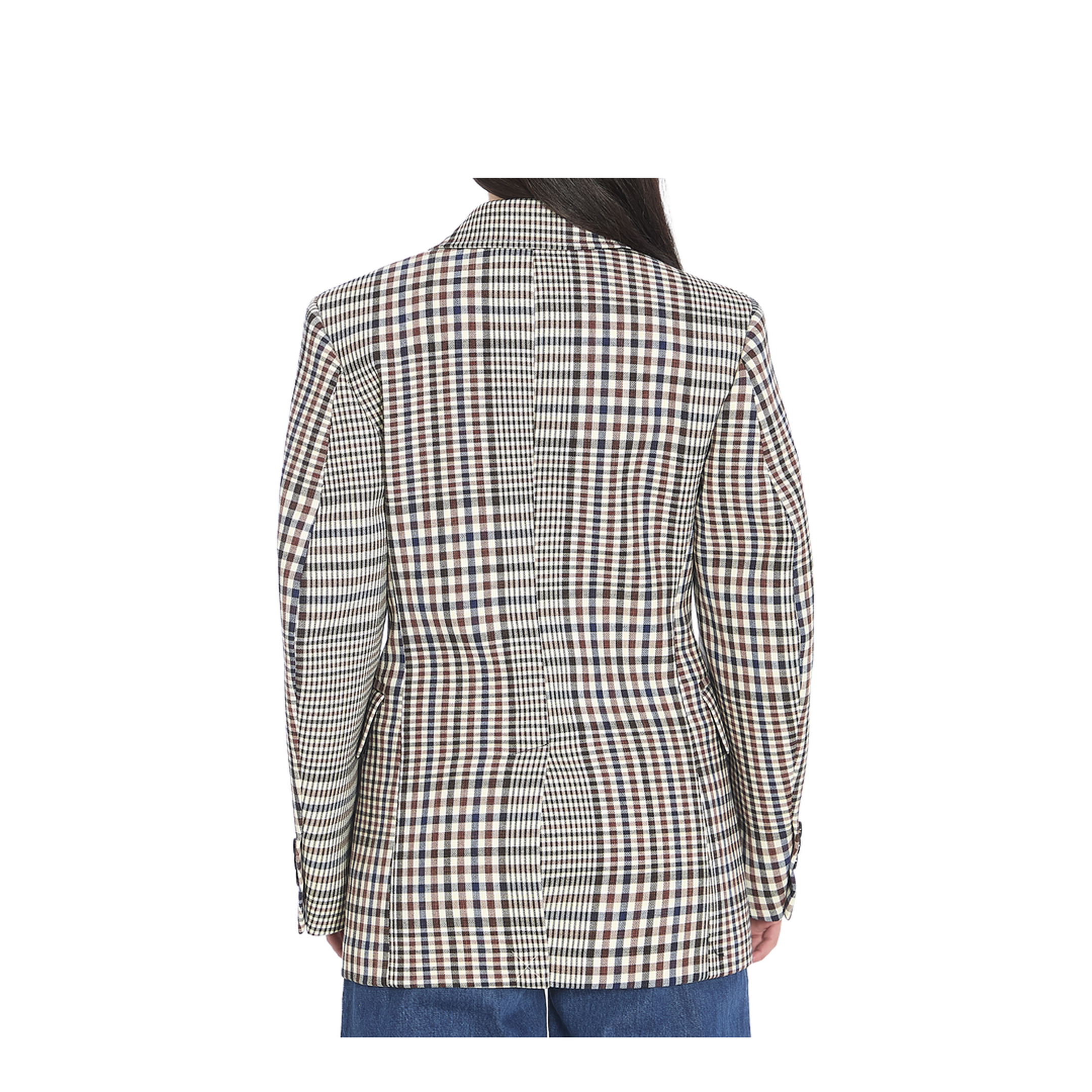 MAYFEYR - Bottega Veneta - Double-Breasted Check Blazer - 812007V4Y602408
