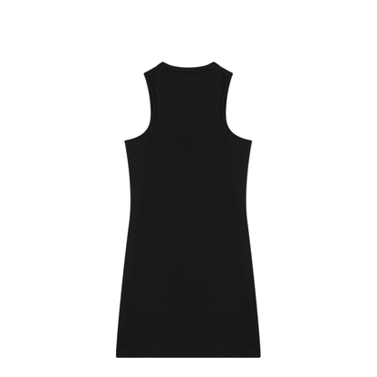 MAYFEYR -  - Black Mini Dress With Logo - OWDB463C99JER0011001