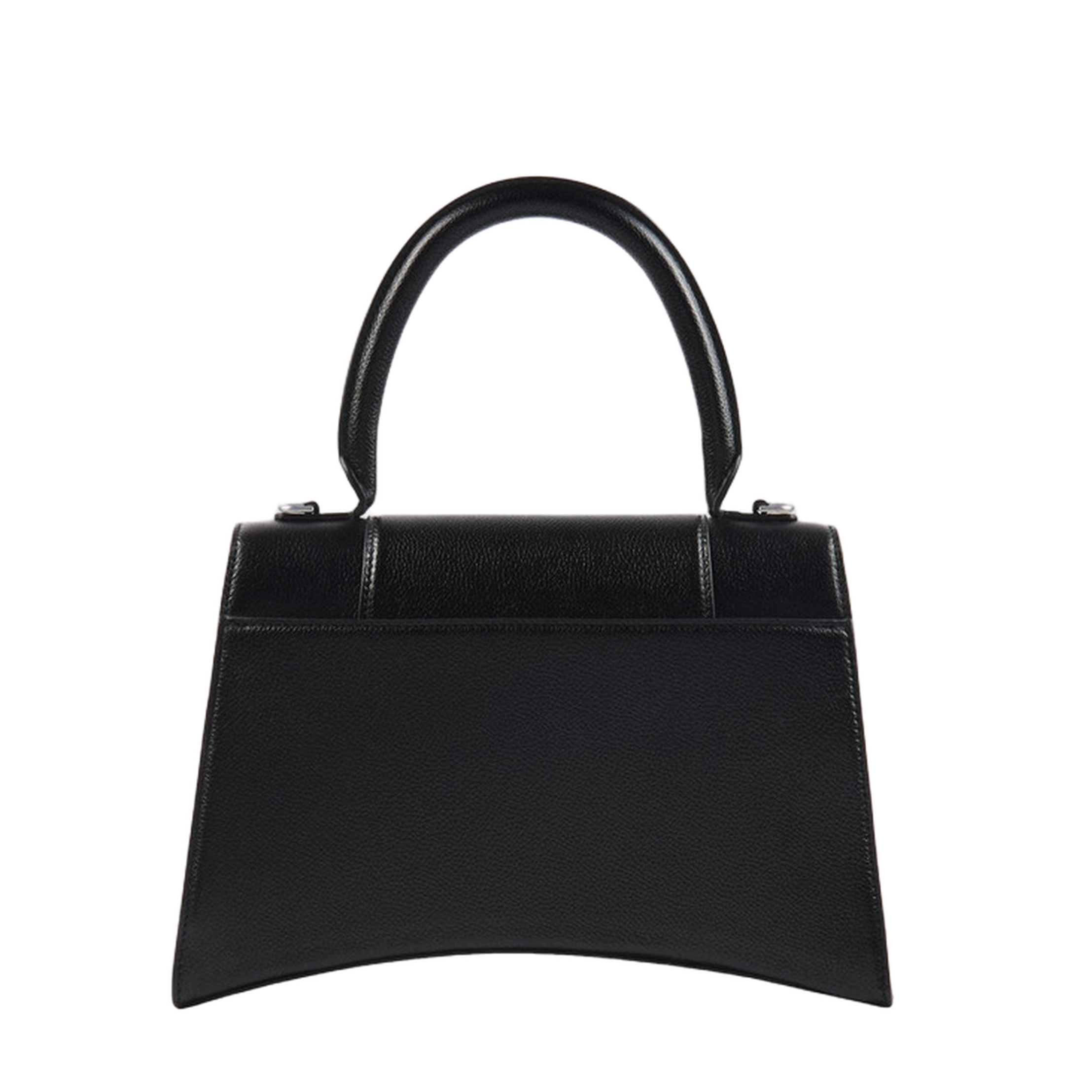 Hourglass Top Handle Bag in Black