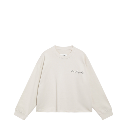 MAYFEYR - Mm6 Maison Margiela - Cru Fleece Sweatshirt With Logo Print - S52GU0260M25025103