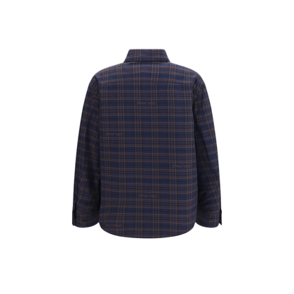 Check Padded Overshirt