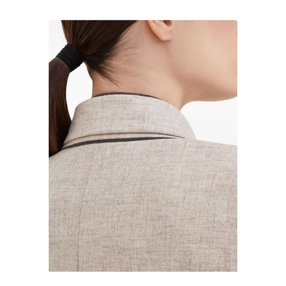 Wool Double-Breasted Jacket