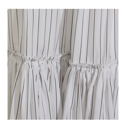 Striped Lightweight Cotton Skirt