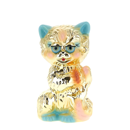 Minaudière with Hand-Painted 'Le Chat de La Maison' Details