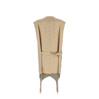 MAYFEYR - Moschino - Two Tone Wool Satin Oversize Vest - J044254173082