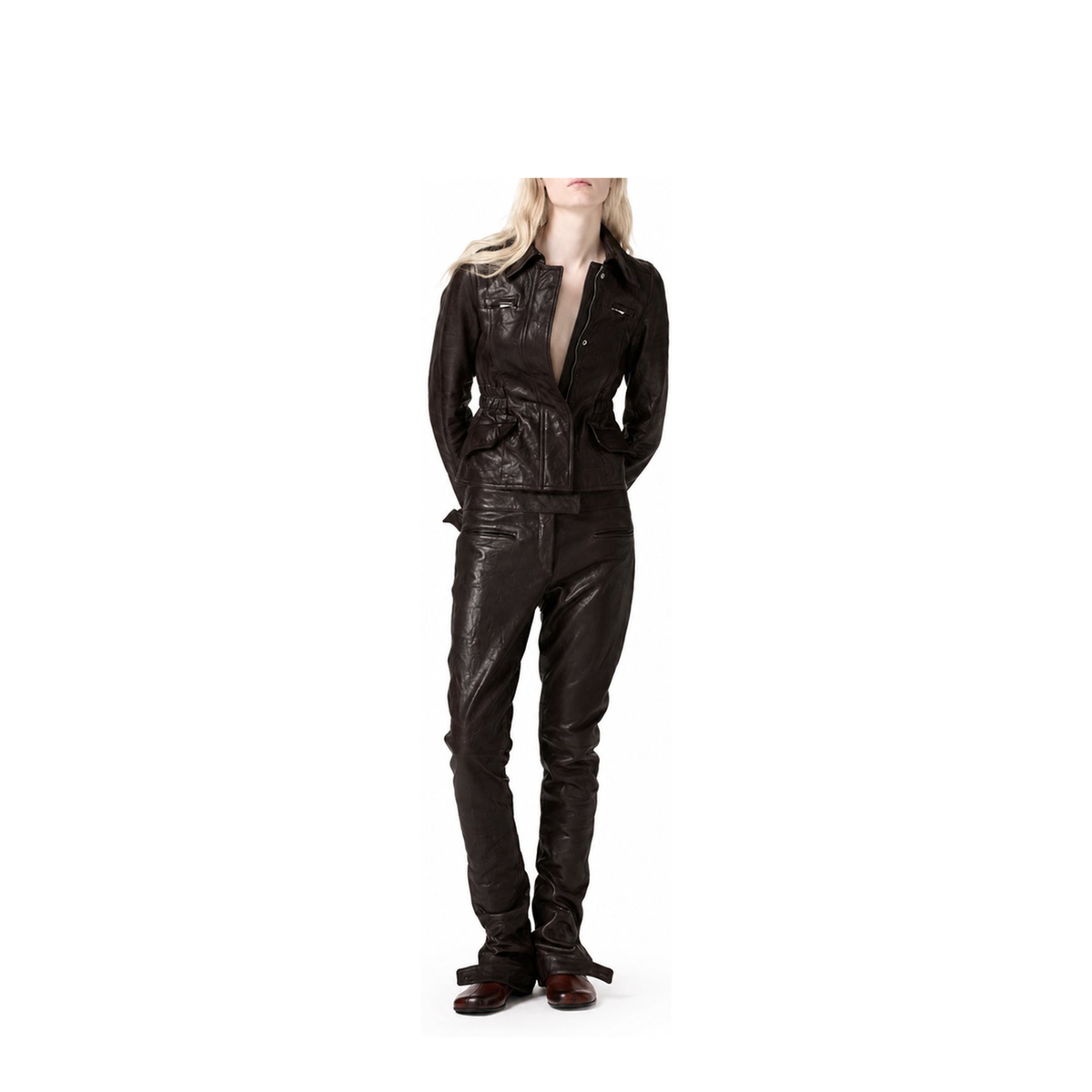 Dark Brown Leather Jacket