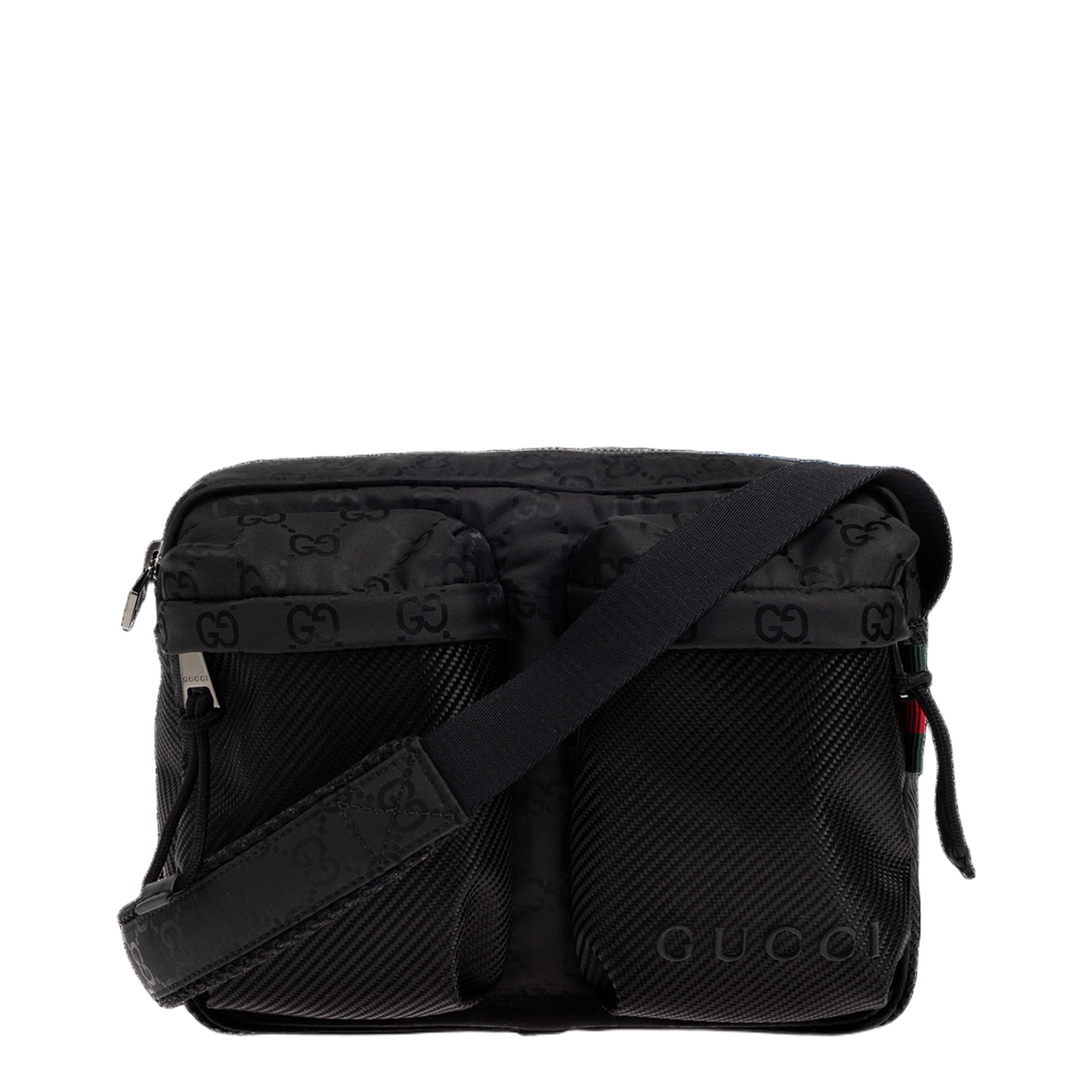 Nexus Small Crossbody Bag in Black GG Nylon