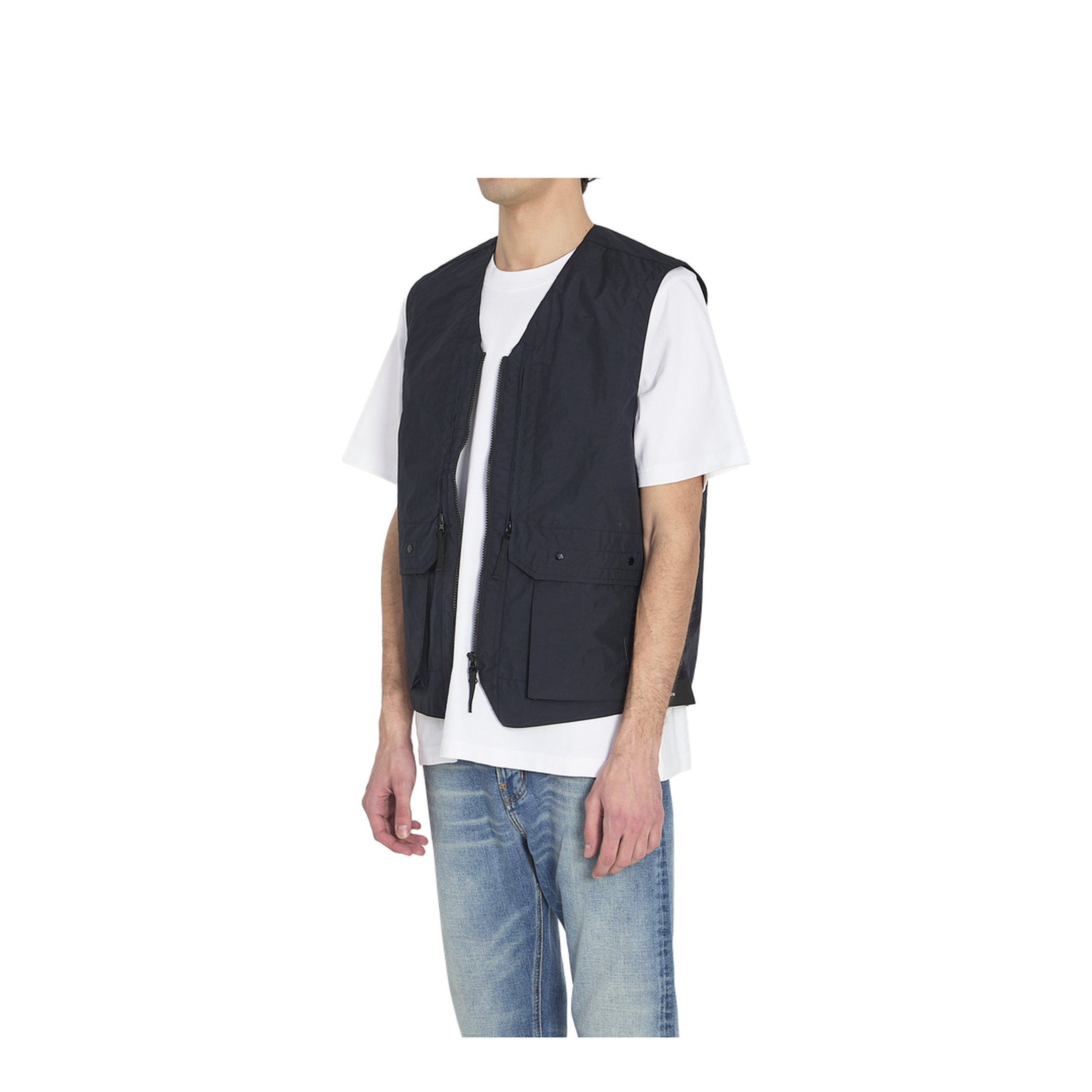 Metal Lamina Poly Ripstop Vest