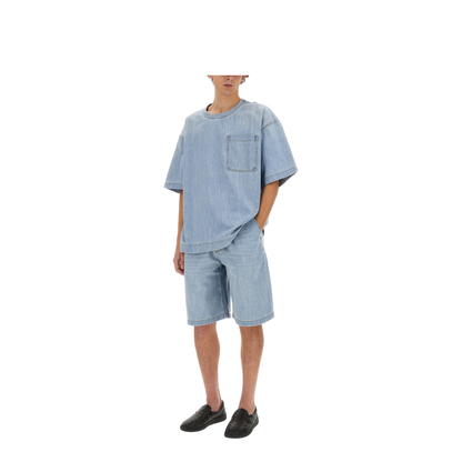 Denim Bermuda Shorts