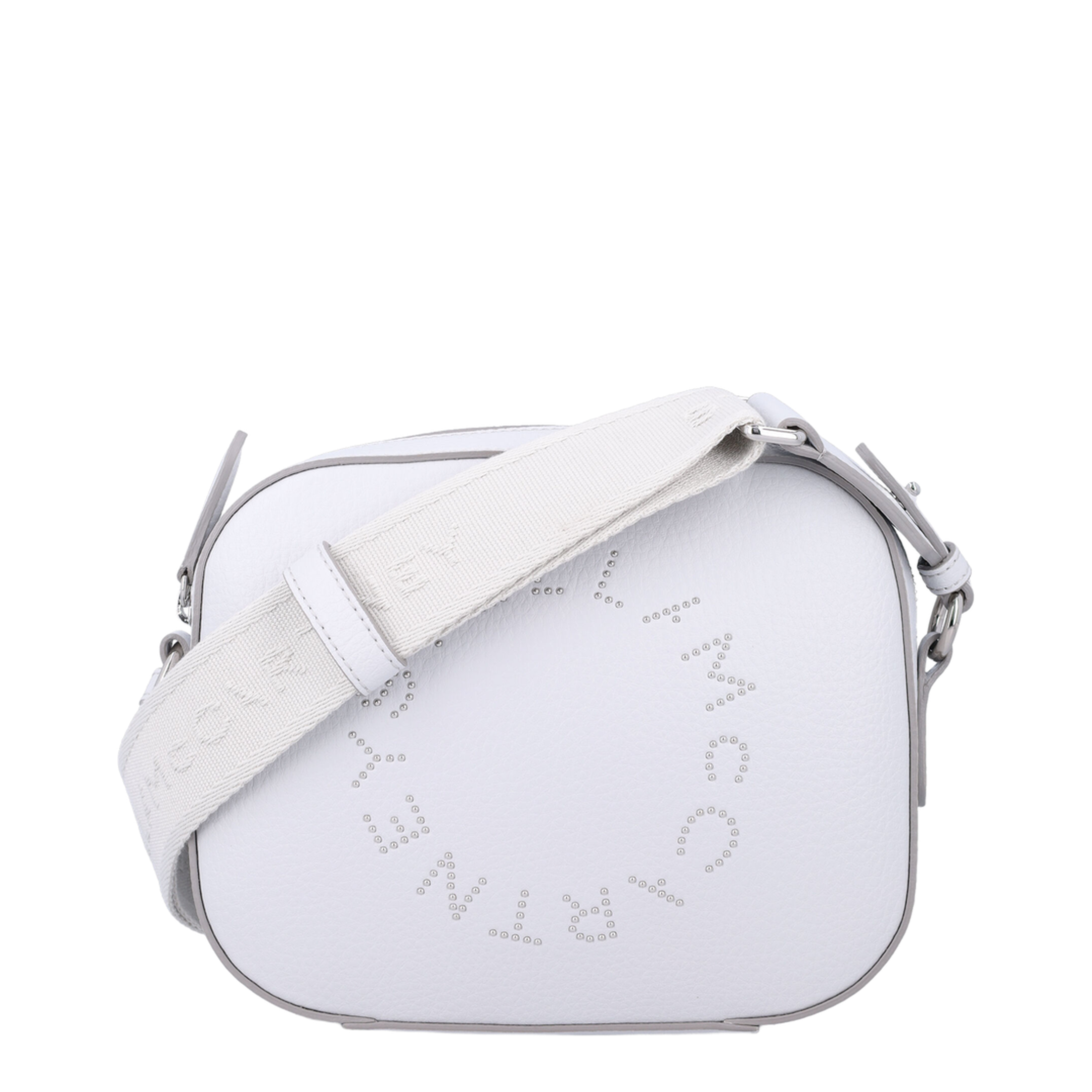 Camera Bag Small Coated Polyamide Crossbody - Pearl