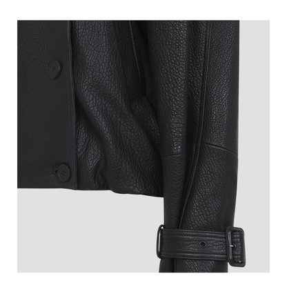 MAYFEYR - Acne Studios - Leather Bomber Jacket - A70196900