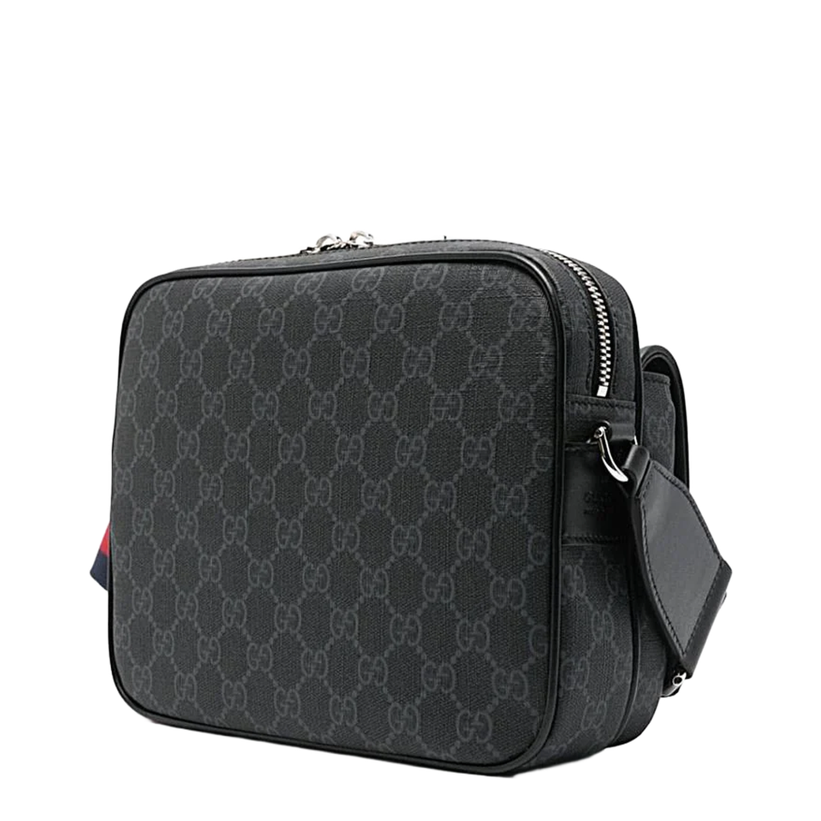 Black Small Crossbody Bag in GG Supreme Canvas