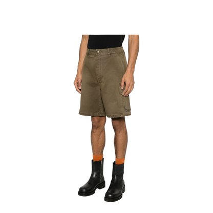 Cargo Shorts in Cotton Green