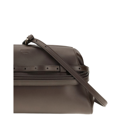 MAYFEYR - Moschino - Leather Clutch With Buckle Detail - MC4018PP1POA0301