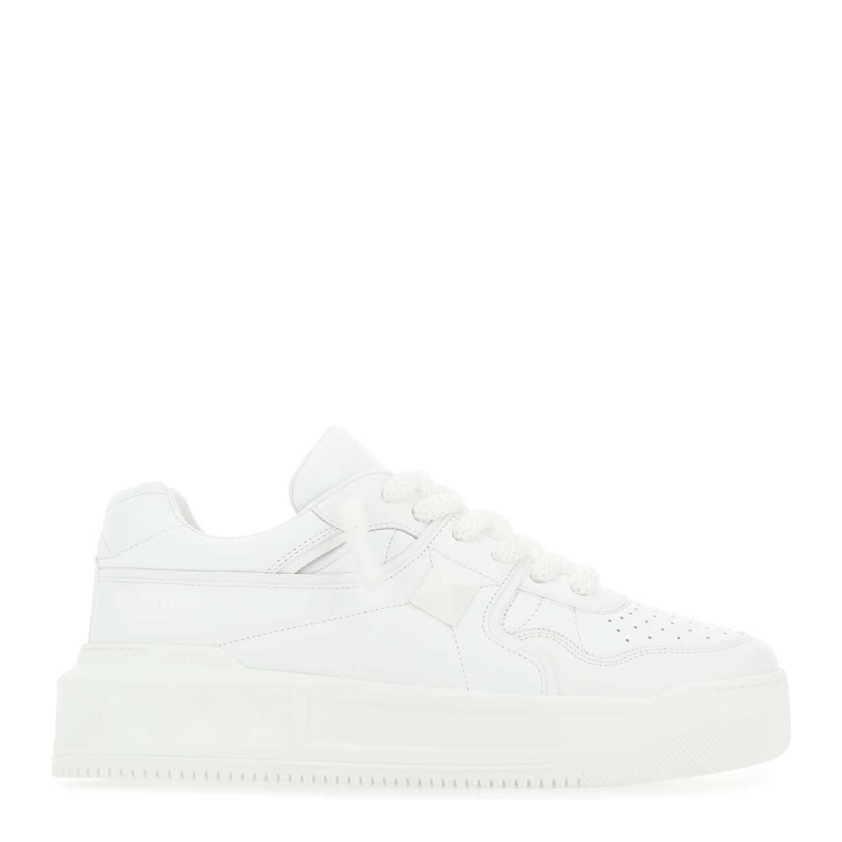MAYFEYR - Valentino - White Nappa Leather One Stud Xl Sneakers - 7Y2S0G37XTM0BO