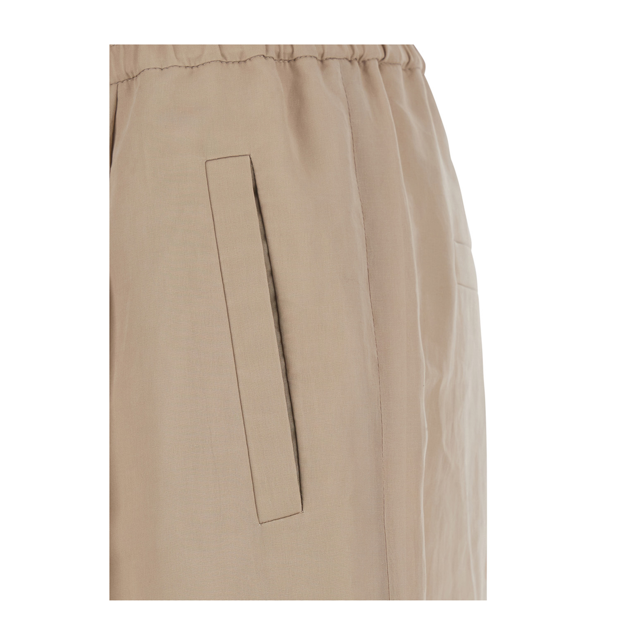 Cotton Trousers Cream