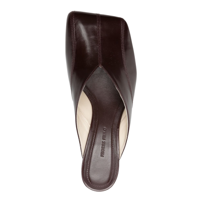 Tilt Leather Mules