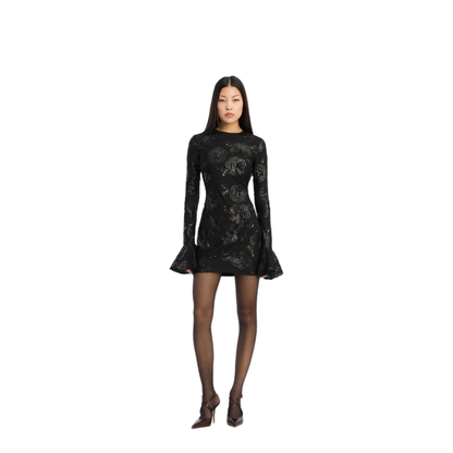 MAYFEYR - Rotate - Sequined Long Sleeve Mini Dress - 114928100