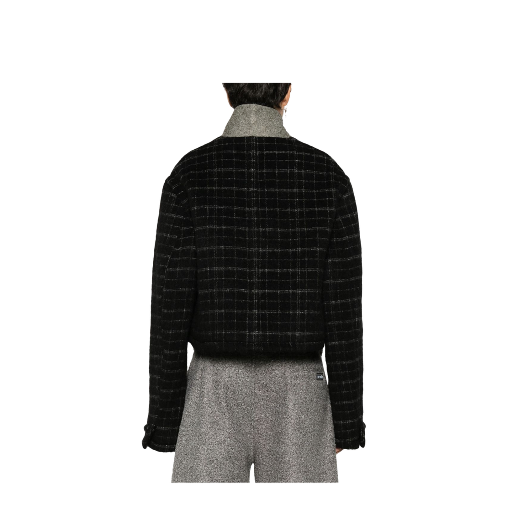 Wool Blend Cropped Jacket