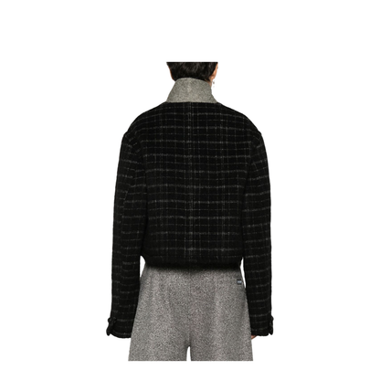 Wool Blend Cropped Jacket