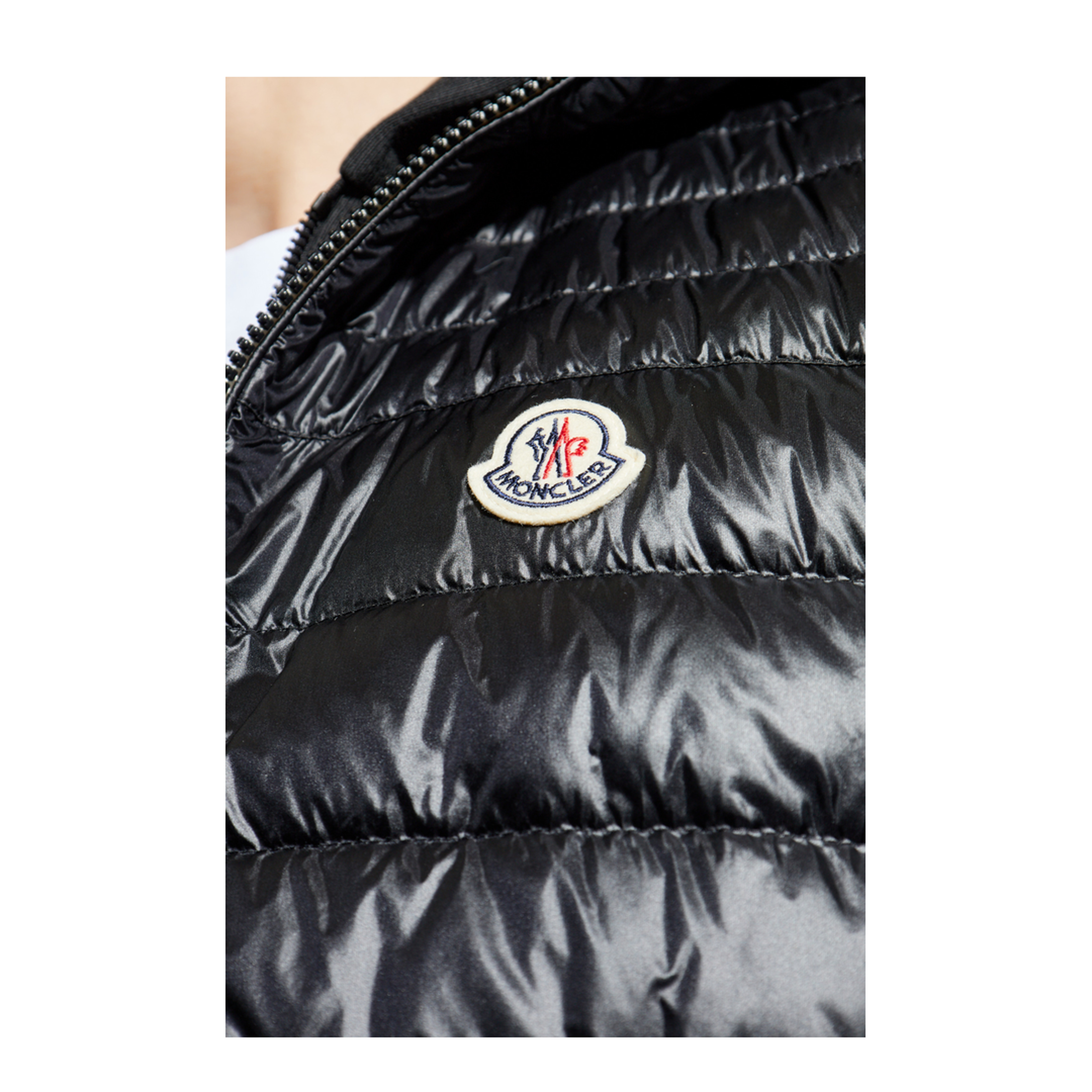 Black Orant Hooded Down Vest