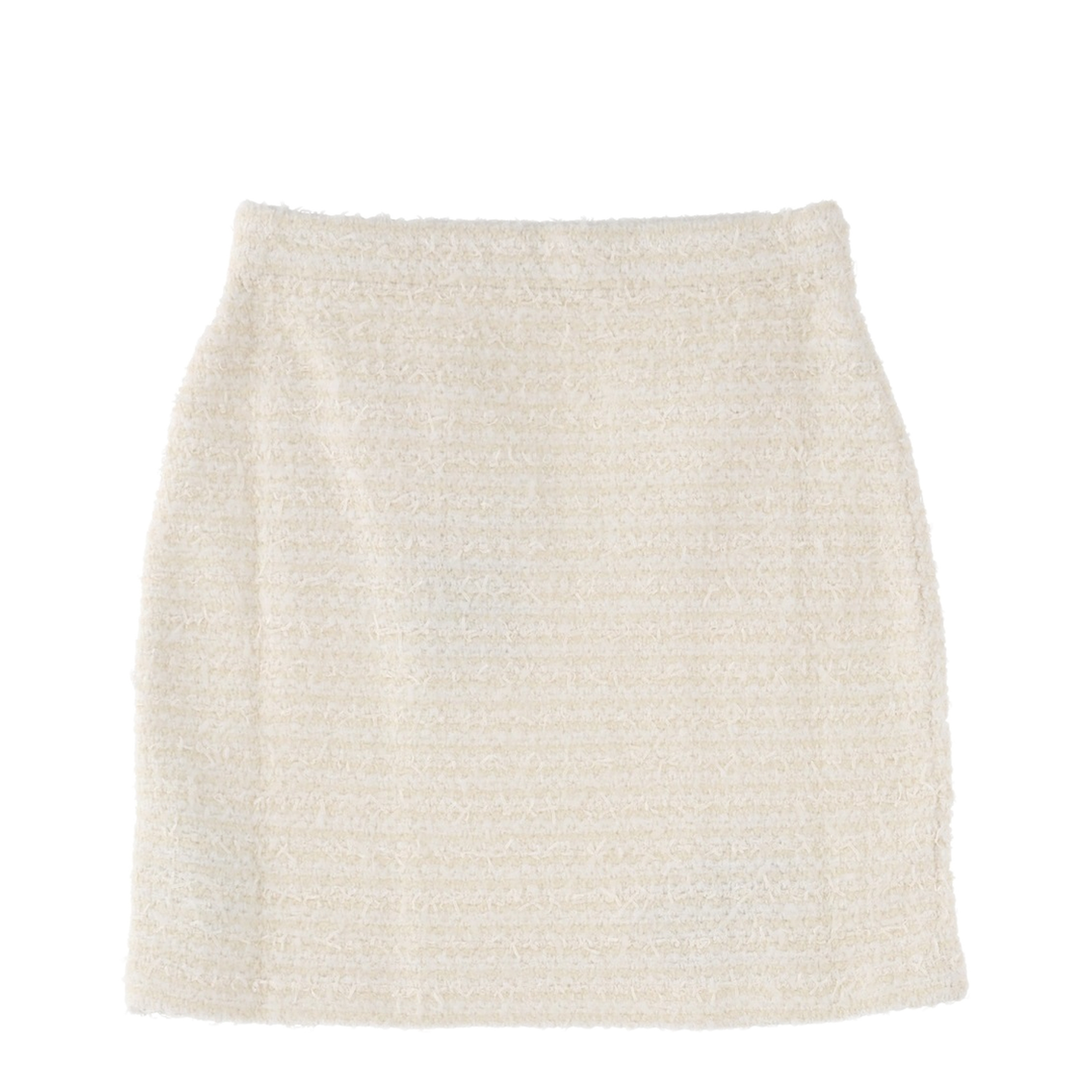 MAYFEYR - Self Portrait - Wool Miniskirt - AW25028SKCCREAM