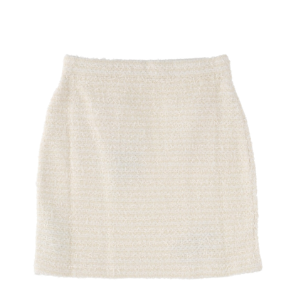MAYFEYR - Self Portrait - Wool Miniskirt - AW25028SKCCREAM