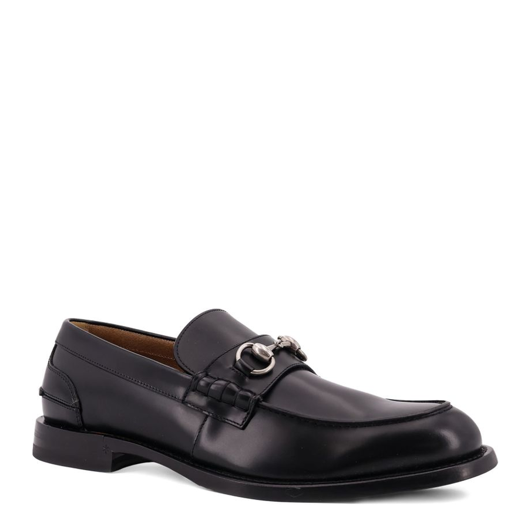 Loafer with Horsebit in Black Leather