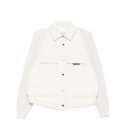 Two-Material Down Jacket