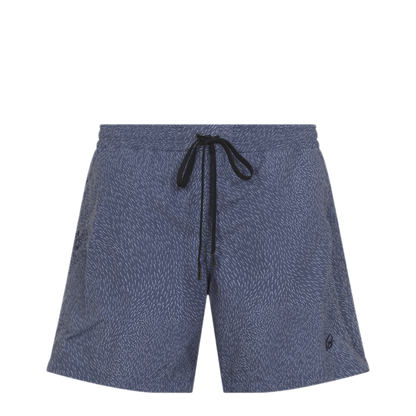 MAYFEYR - BRIONI - 17Cm Blue Polyester Swim Shorts - N2380LPD9064145