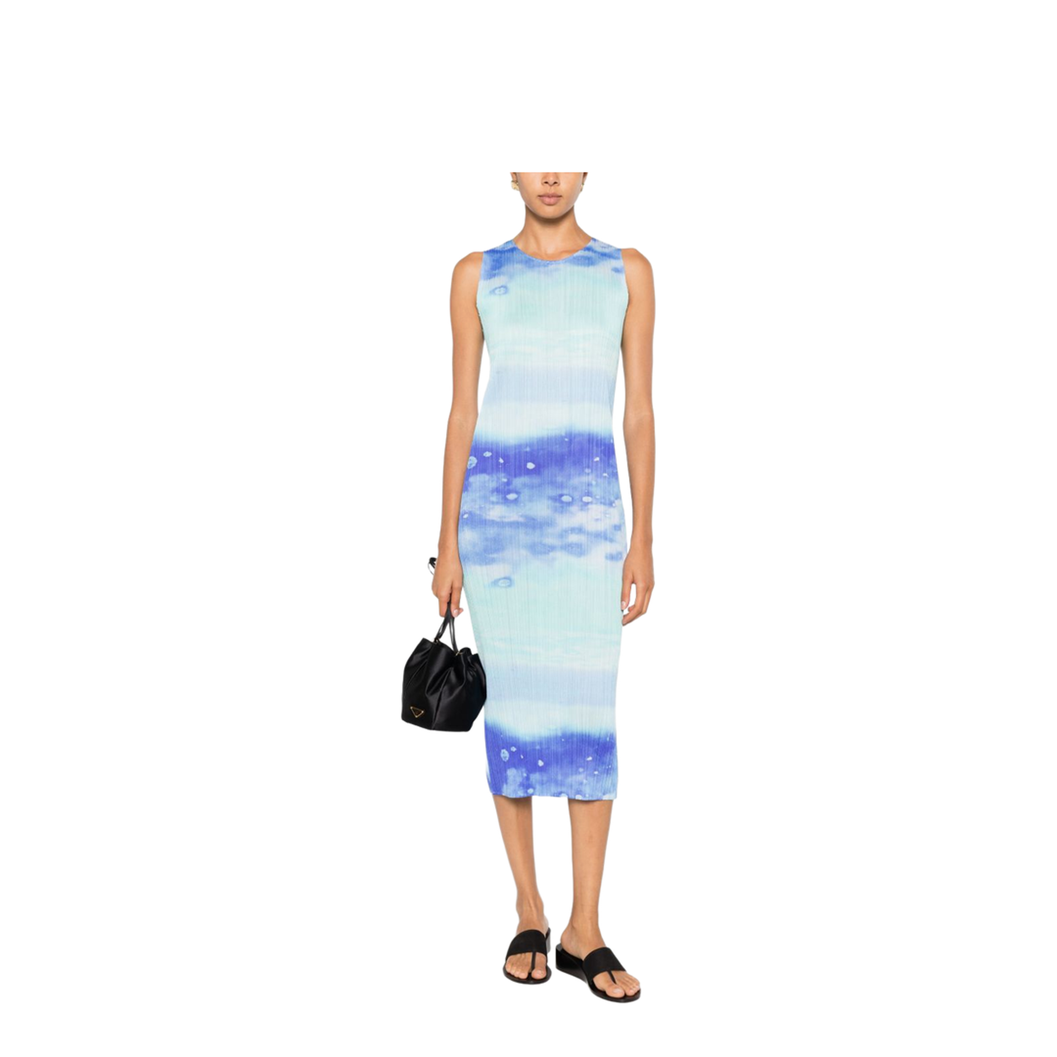 MAYFEYR - Pleats Please - Light Blue Dresses - PP66JH71672