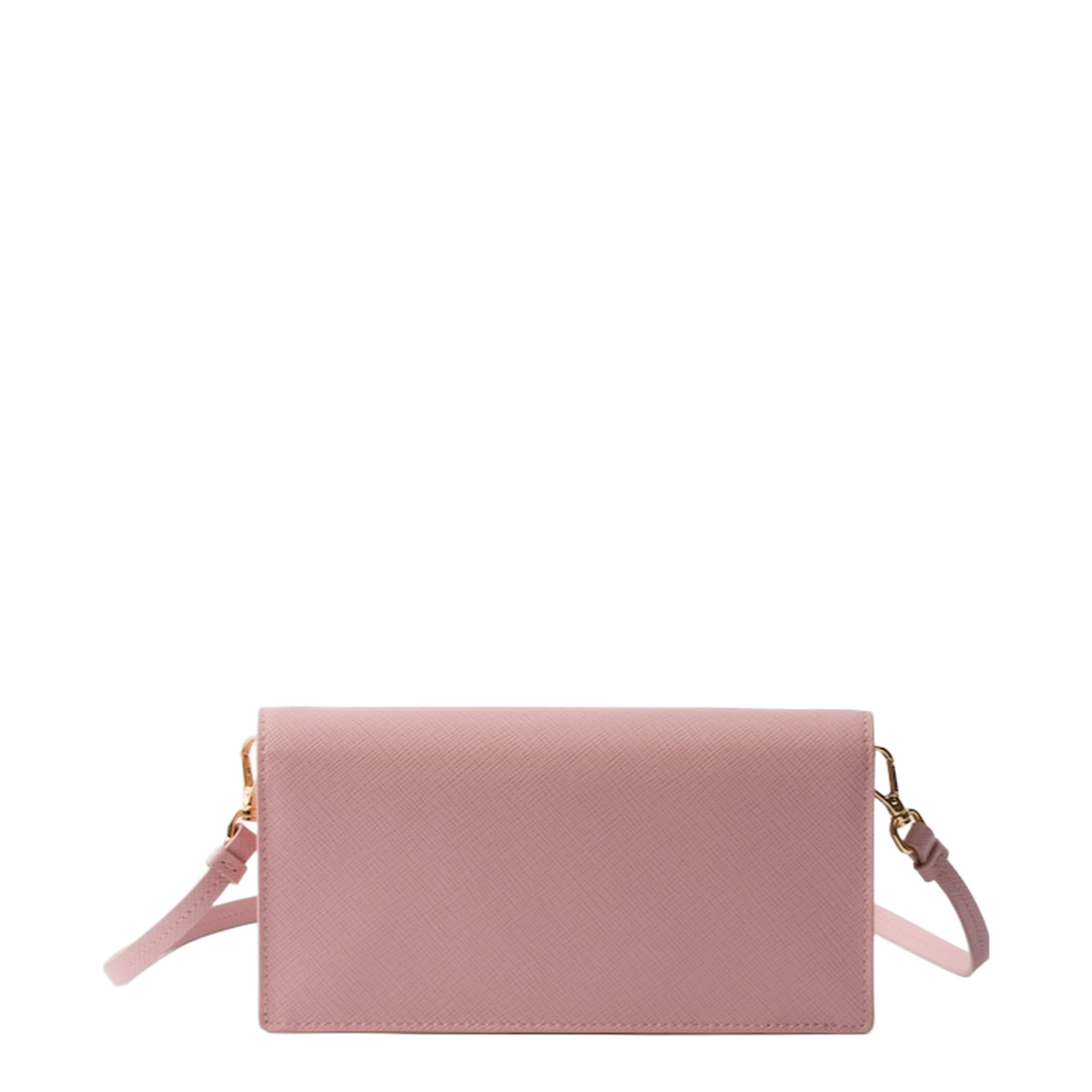 Pink Leather Clutch