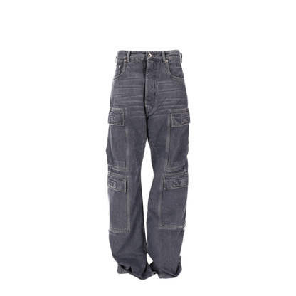 MAYFEYR - Rick Owens - Double Cargo Jeans - DU02E7361DGY58