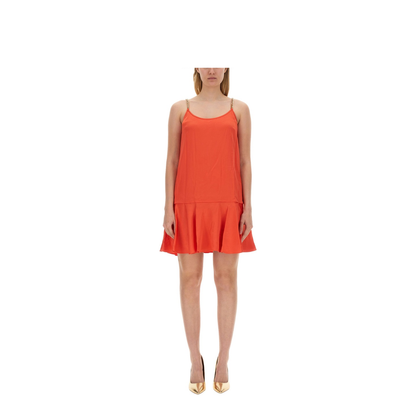 MAYFEYR - MICHAEL BY MICHAEL KORS - Dress With Chain Straps - MR4821R99G623SEACORAL