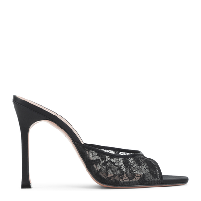 MAYFEYR - Amina Muaddi - Alexa Lace Slipper - 17S366113ALEBLACK