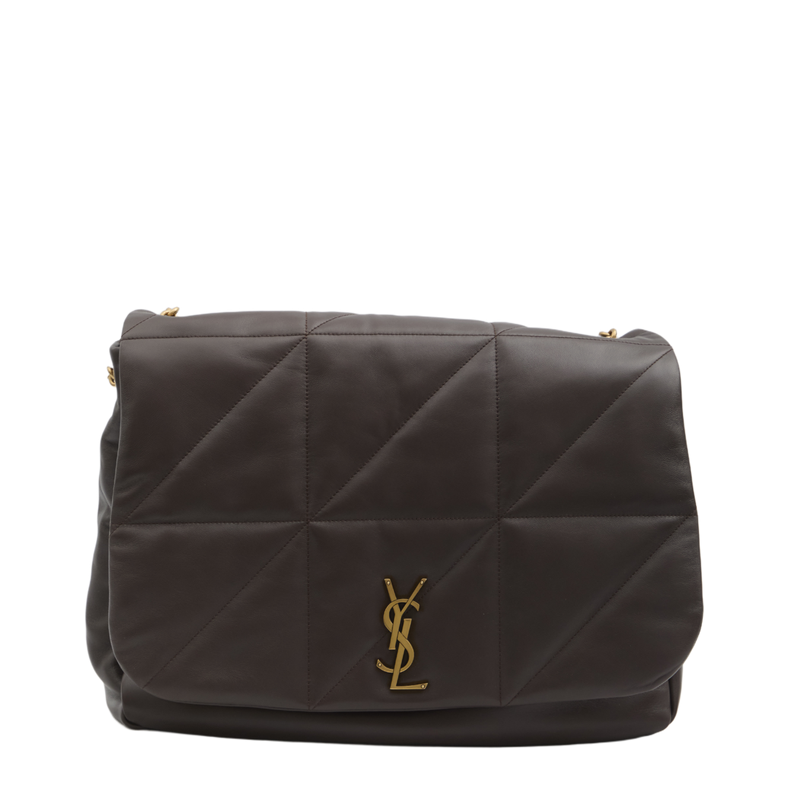 Jamie Lambskin Shoulder Bags - Brown