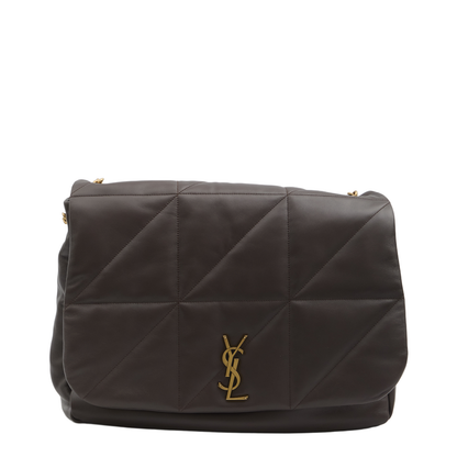 Jamie Lambskin Shoulder Bags - Brown