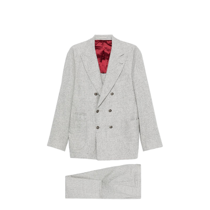 Two-Piece Suit in Silk, Wool and Cashmere
