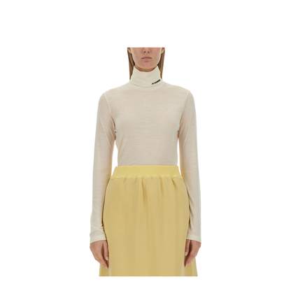 Neck Logo High Neck Knit